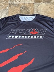 Y2K ATV/UTV Racing ‘Demon Powersport’ Light Weight T Shirt Size Large