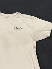 O Neill T Shirt Mens Large Beige Monogram Logo Modern Fit Short Sleeve Crew Neck