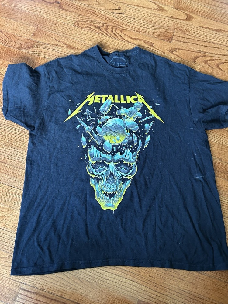 METALLICA 💀 M72 World Tour Broken Clock & Skulls Tour XL 2023-2024