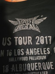 Babymetal Tour 2017 XL T Shirt