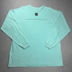 The Seaside Style T-Shirt Size XL Teal Blue Comfort Colors Long Sleeve