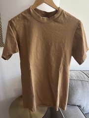 Shaka Wear S Tan Y2K Streetwear T Shirt Hip Hop Skate Super Maxi Heavy