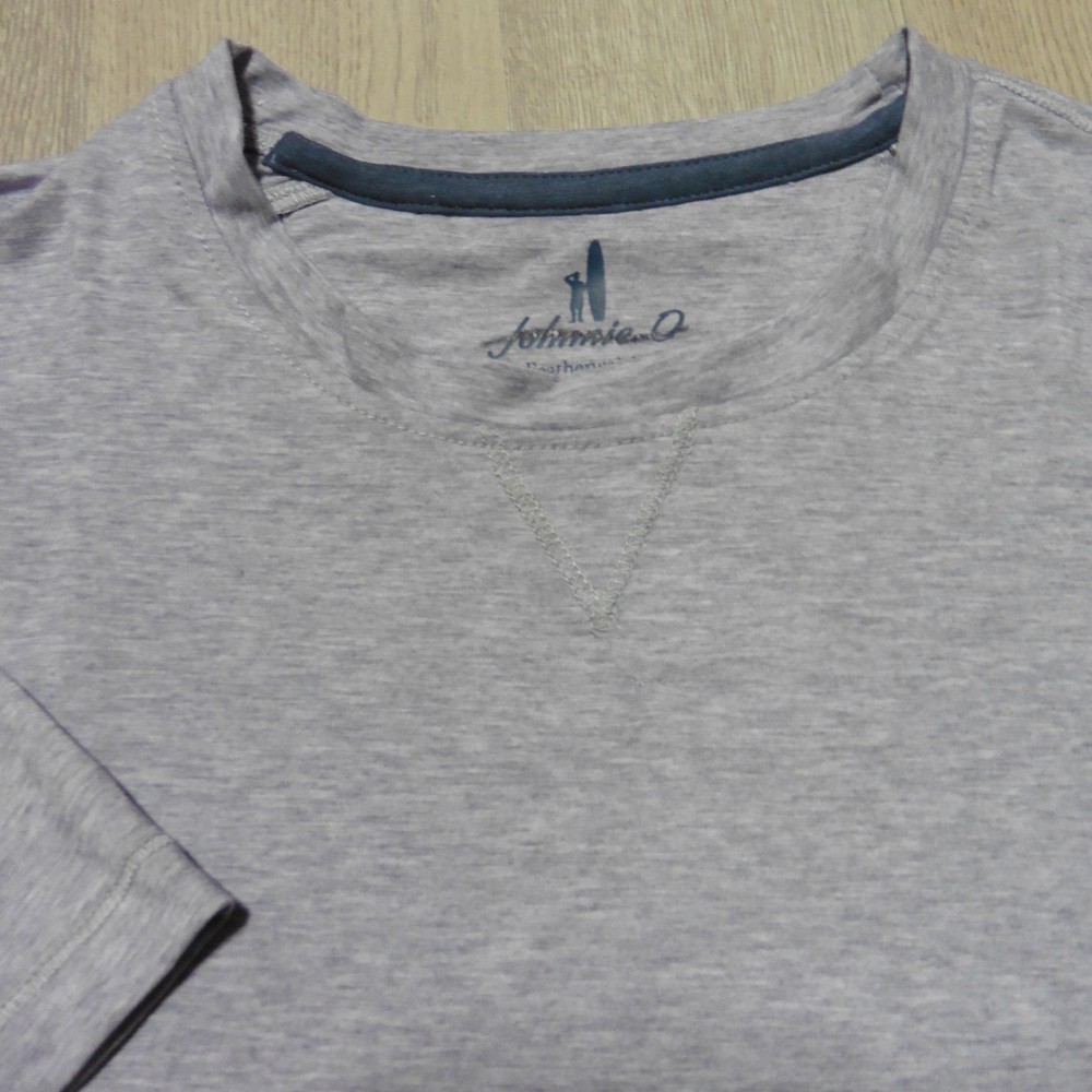 JOHNNIE O Mens L LARGE THE COURSE T SHIRT PERFORMANCE GOLF SHORT SLEEVE TEE SEAL
