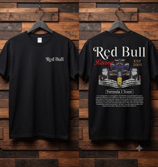 Double Sided F1 Team Racing T-Shirt Mens Y2K Vintage Graphic