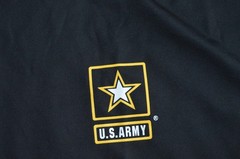 US Army T-Shirt Mens XL Star Logo Black Short Sleeve 100% Polyester