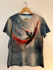 Warrior of Freedom Art T-Shirt by Natalia Savchenko Men’s Women’s Tee Ukraine