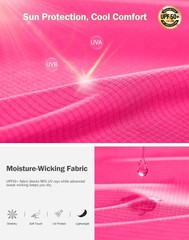 Men’s Workout Breathable T-Shirts Dry Fit UPF 50+ Sun Shirts Quick Dry Coolin…