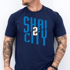 Shai City 2, Oklahoma City Basketball themed Soft Ring Spun Cotton T-Shirt