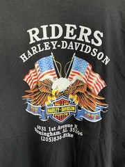 Harley Davidson 1990 Vintage The Last Biker On Earth 3D Emblem Shirt XL Reprint