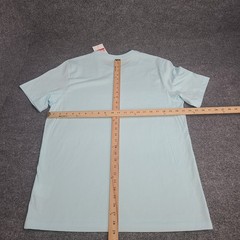 Nike Shirt Mens Large Sky Light Blue Swoosh Graphic Sportswear Cotton New Tee 44
