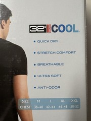 32º DEGREES 32 Degrees Men’s Cool Tee | Black | Large