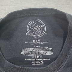 Selena Official Merchandise Mens Black Graphic Portrait T-Shirt Size Medium 2022