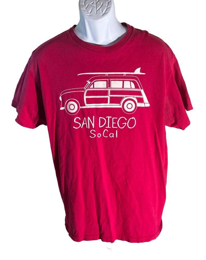 MV Sport San Diego So Cal Unisex Large Pink Short Sleeve Tee