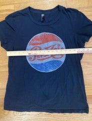 Pepsi Cola Tshirt Adult Large Blue District Made Tee Logo Casualwear Shirt