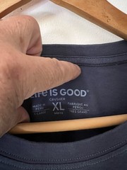 Men’s XL Life is Good tshirt .lot #