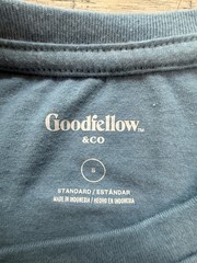 Goodfellow & Co Men’s Tshirt Size S Small With Pocket Teal Blue Casual