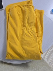 CSG T-Shirt 3XL Sports Gear Yellow Cotton Solid Yellow