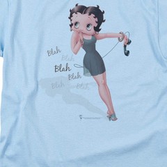Betty Boop Blah Blah Blah Licensed Adult Unisex T-Shirt Regular Fit Tee SM-3X