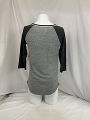 Sauce Hockey Shirt M Gray 1/2 Sleeve Poly Cotton Rayon Made USA NWT YGI O2-334