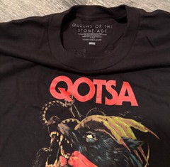 QUEENS OF THE STONE AGE The End is Nero 2023 Tour Shirt Official Licensed Large
