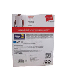 New Men’s Hanes Originals 3 Pack Tagless SuperSoft Modern Crewneck T-Shirts L