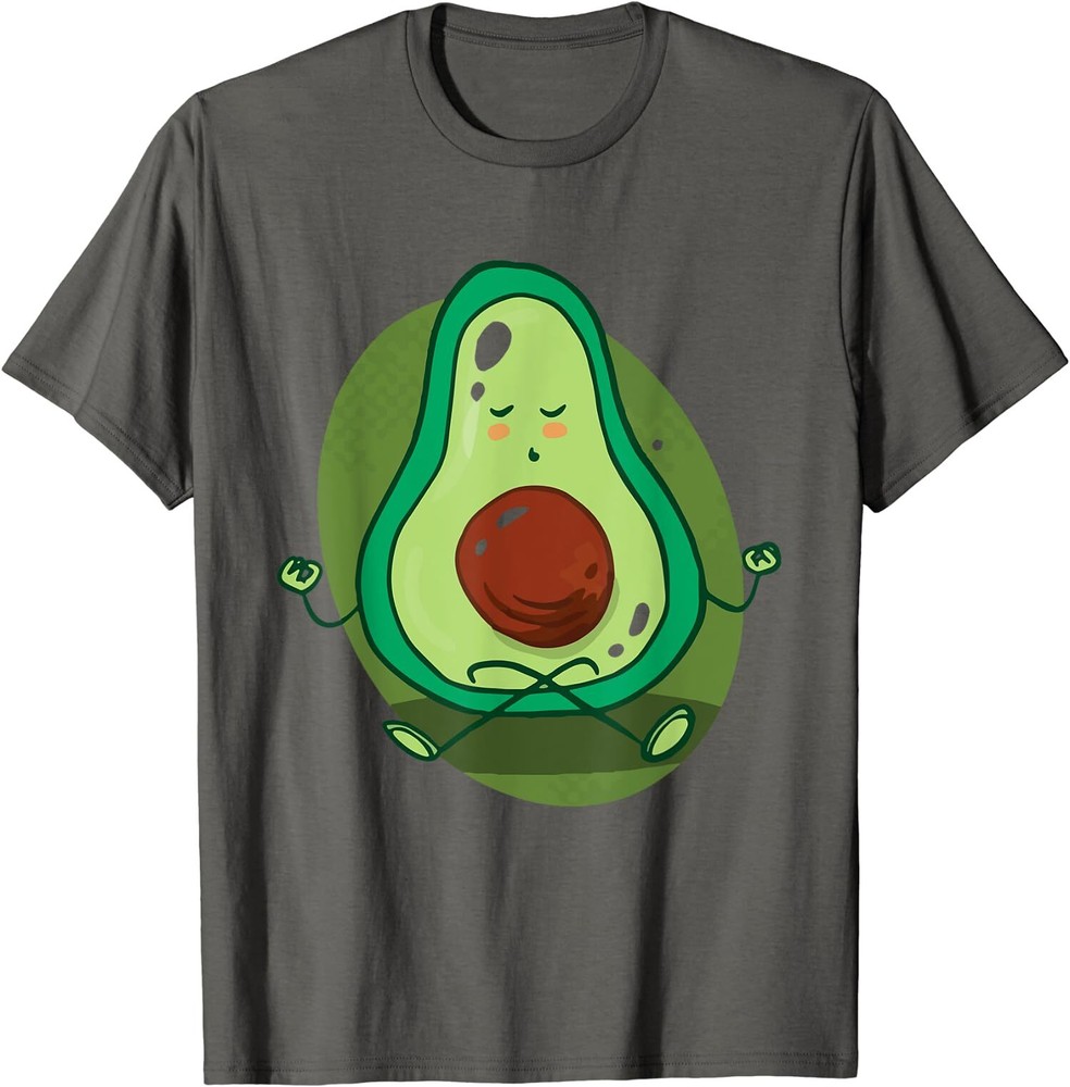 Yoga Avocado Guacamole Yogi Meditation Vegan Unisex T-Shirt