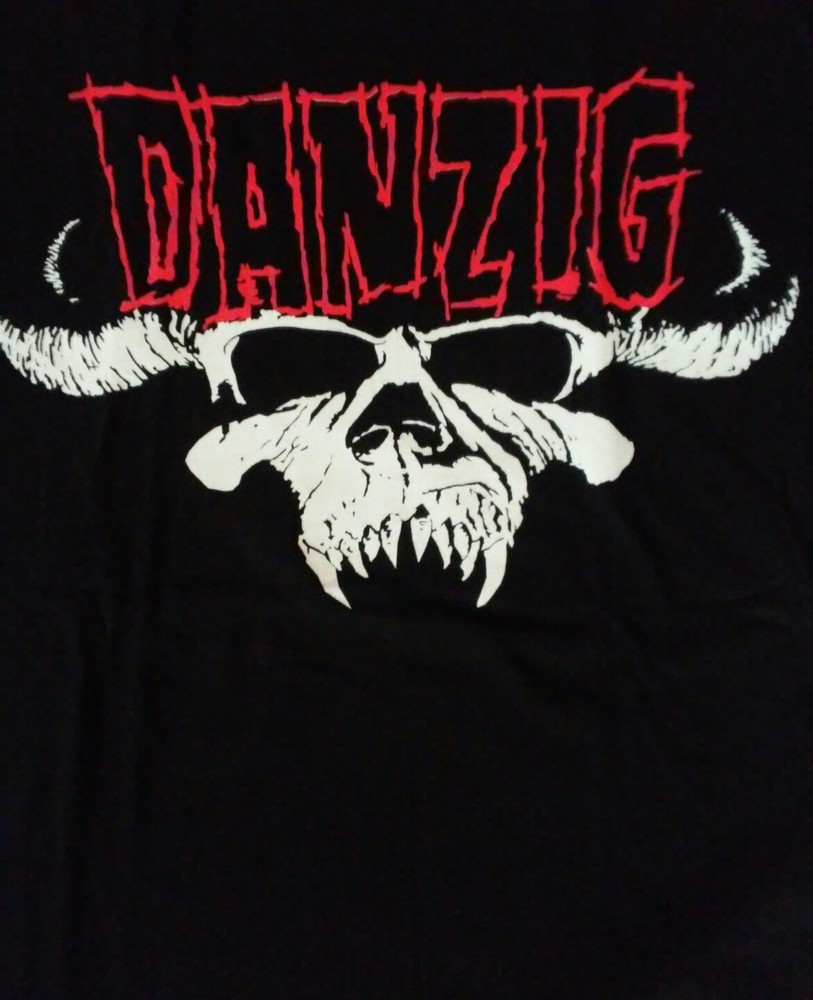 FREE Same Day Shipping Classic DANZIG Skull Logo Shirt Size MEDIUM