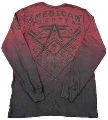 AMERICAN FIGHTER Men’s L/S T-Shirt Men’s XL Designed for Buckle Athletic Biker
