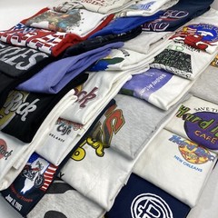 Wholesale Lot of 30 Modern/Vintage Mix Short Sleeve Tee Shirts (Sizes In Desc)