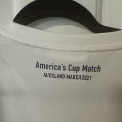 PRADA 36th America’s Cup Crew Neck MAUKU T-Shirt Men White Polyester M
