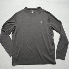 Arc’teryx Long Sleeve Base Layer Shirt Mens L Gray Performance Hiking NWOT