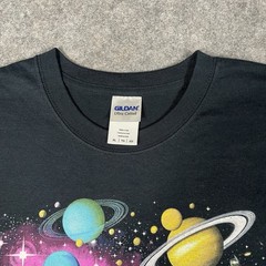 Vtg Palomar Observatory T-shirt Mens XL Black Astronomy Galaxy Space Earth Y2K