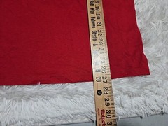 Vintage Jerzees Blank L T-Shirt Single Stitch Red Tee Grunge Skater Normcore USA