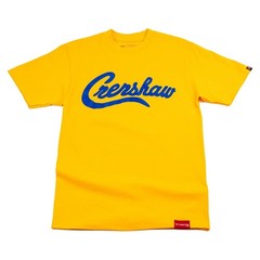 NEW The Marathon Clothing Men’s T-Shirt Limited Edition Crenshaw Tee GOLD/ROYAL