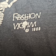 Fashion Victim Skeletons XL T-Shirt Vtg Single Stitch Made In Usa Glows IN Dark