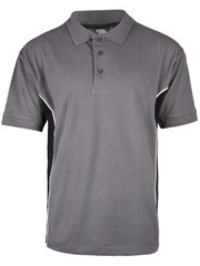 Mens Polo Shirt Heavy Work T Shirts Short Sleeve Two Tone Tee Sizes S-6XL