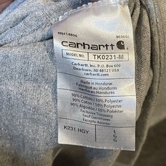 Carhartt Men’s Shirt Loose Fit Large Long Sleeve Workwear Pullover TK0231-M