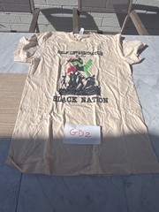 BLACK NATION T-Shirt Anti-Fascist Political Activist Tee size M gd2