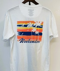 Weekenders White Coastal Print Men’s Medium Cotton T-Shirt – NWT