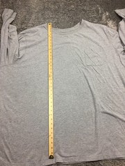 King Size Shirt Mens Size 7XL Big Gray Long Sleeve Cotton