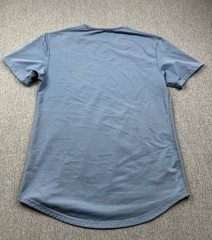 Bylt Drop Cut S/S Lux Mens Large Blue TShirt Stretch Short Sleeve Activewear