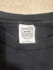 VTG 90s Looney Tunes Soccer FIFA Soccer Football Black Wild Oats T-Shirt XL