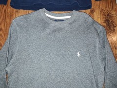 LOT OF 6 Polo Ralph Lauren Long Sleeve Waffle Weave Thermal / Sleepwear Shirts M
