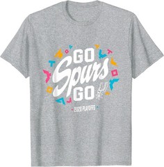 Go Spurs Go Basketball Season Game Day Basketball Fan T-Shirt
