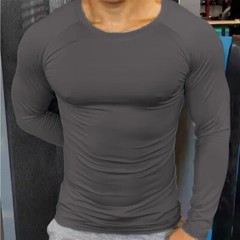 Athletic Long Sleeve Compression Shirts Men’s Dry Fit Sports Gym Shirts Workout