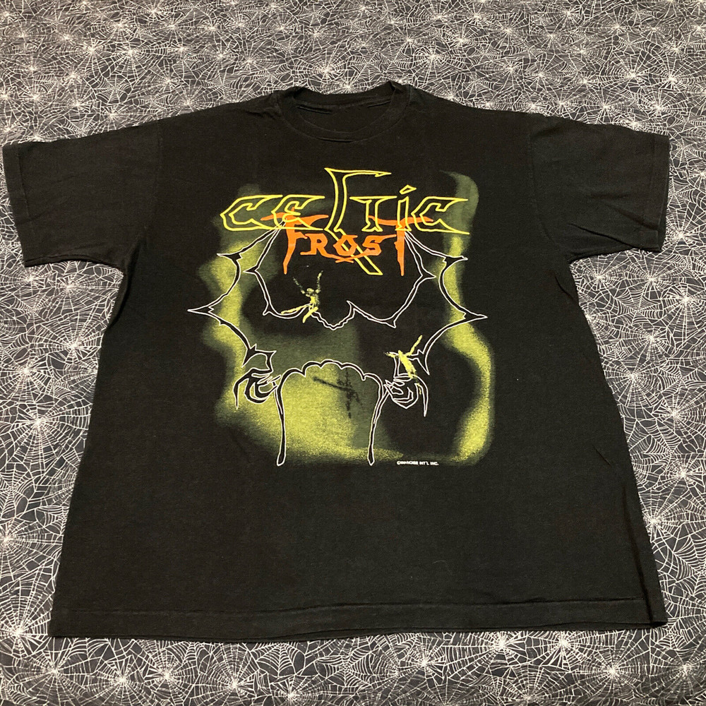 Celtic Frost Music Tour Black T-Shirt Cotton All Size Unisex