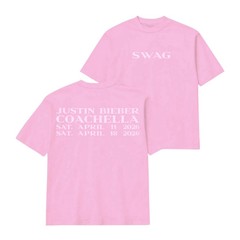 Justin 2026 Festival SWAG Light Pink T-Shirt
