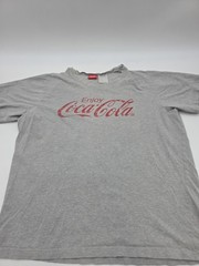 Coca-Cola T-Shirt Men Large Gray Graphic Tee.#46262