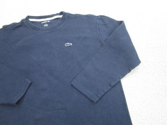 Lacoste Sleepwear Shirt XL Thermal Top Waffle Knit boxy crop high waist short
