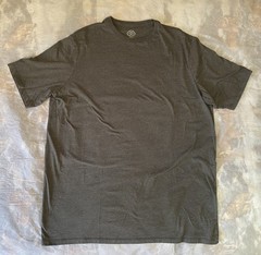 St. John’s Bay Quick Dri Easy Care Short Sleeve Crew Neck T Shirt Gray Men’s 2XL